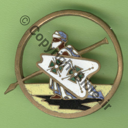 48 NH 3eDRILLE AOF GAO puis GLA.48  A.AUGIS.LYON 1Li 3Anneaux Dos lisse scintillant Src.Y.GENTY 166Eur 